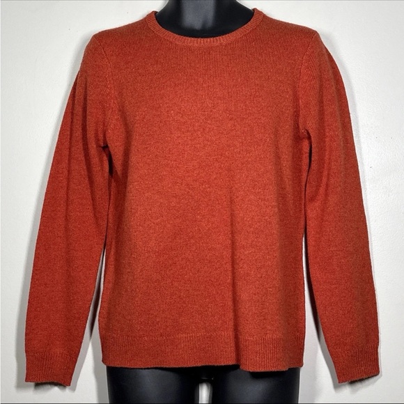 Woolovers Mens M Wool Jumper Sweater
Garnet red Crew Neck lambswool - Picture 3 of 11